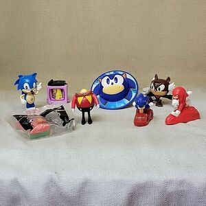 Sonic Mr. Eggman,  Gum Dispenser, Little Rolling Figures From McDonalds